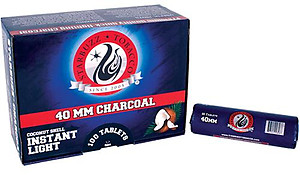 Starbuzz Coconut Instant Light Charcoal Box 40mm