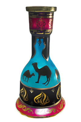 Egyptian Style Camel Signature Vase
