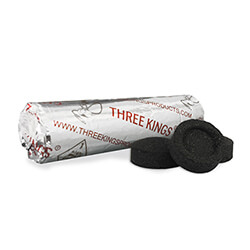 Three Kings Coconut Charcoal Roll 33mm