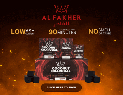 Al Fakher Coconut Charcoal Homepage Banner